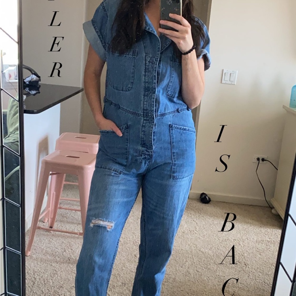 Denim Boilersuit (Size M)